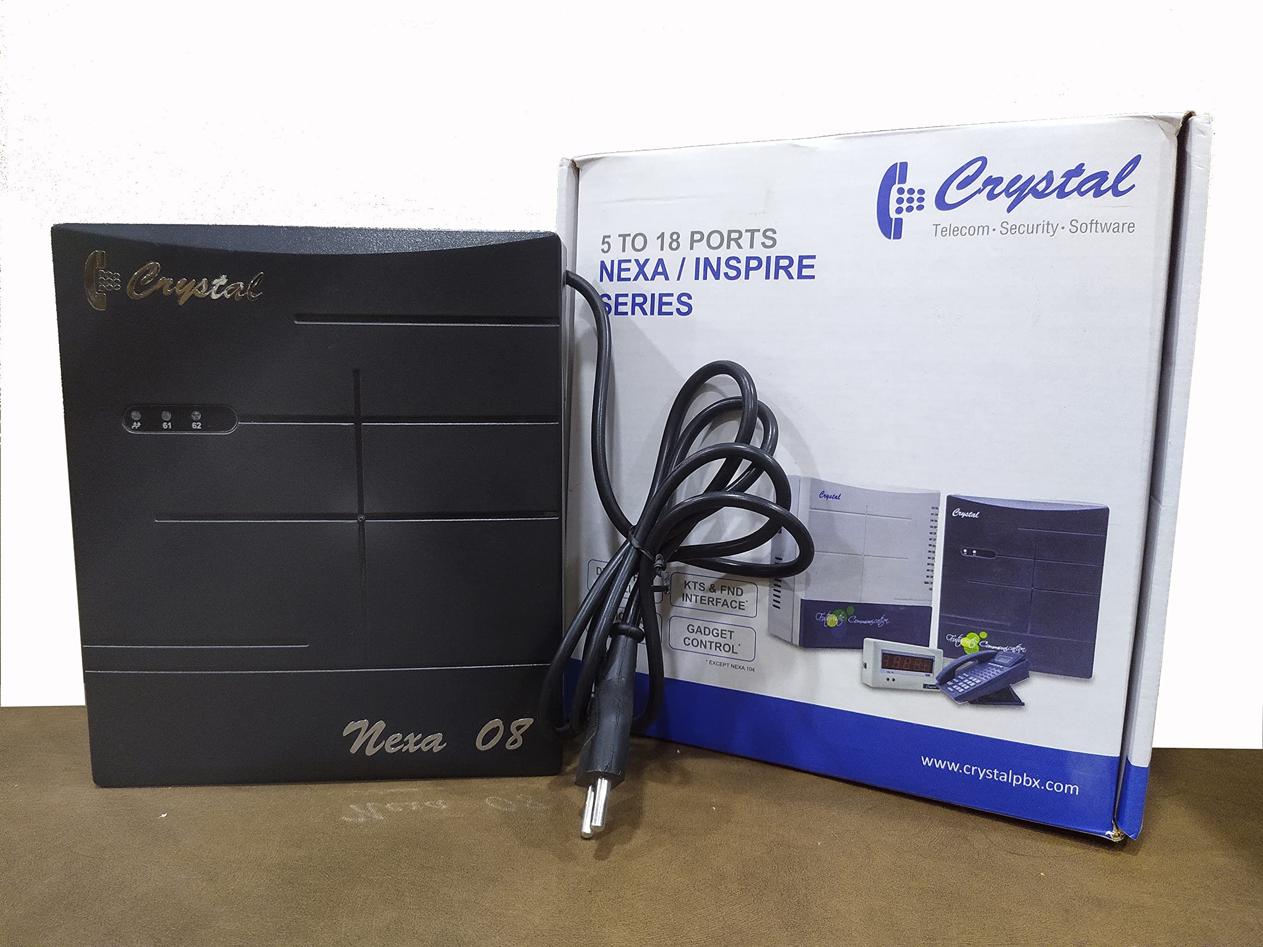 Crystal nexa Executive 108 EPABX for 8 line Intercommunication