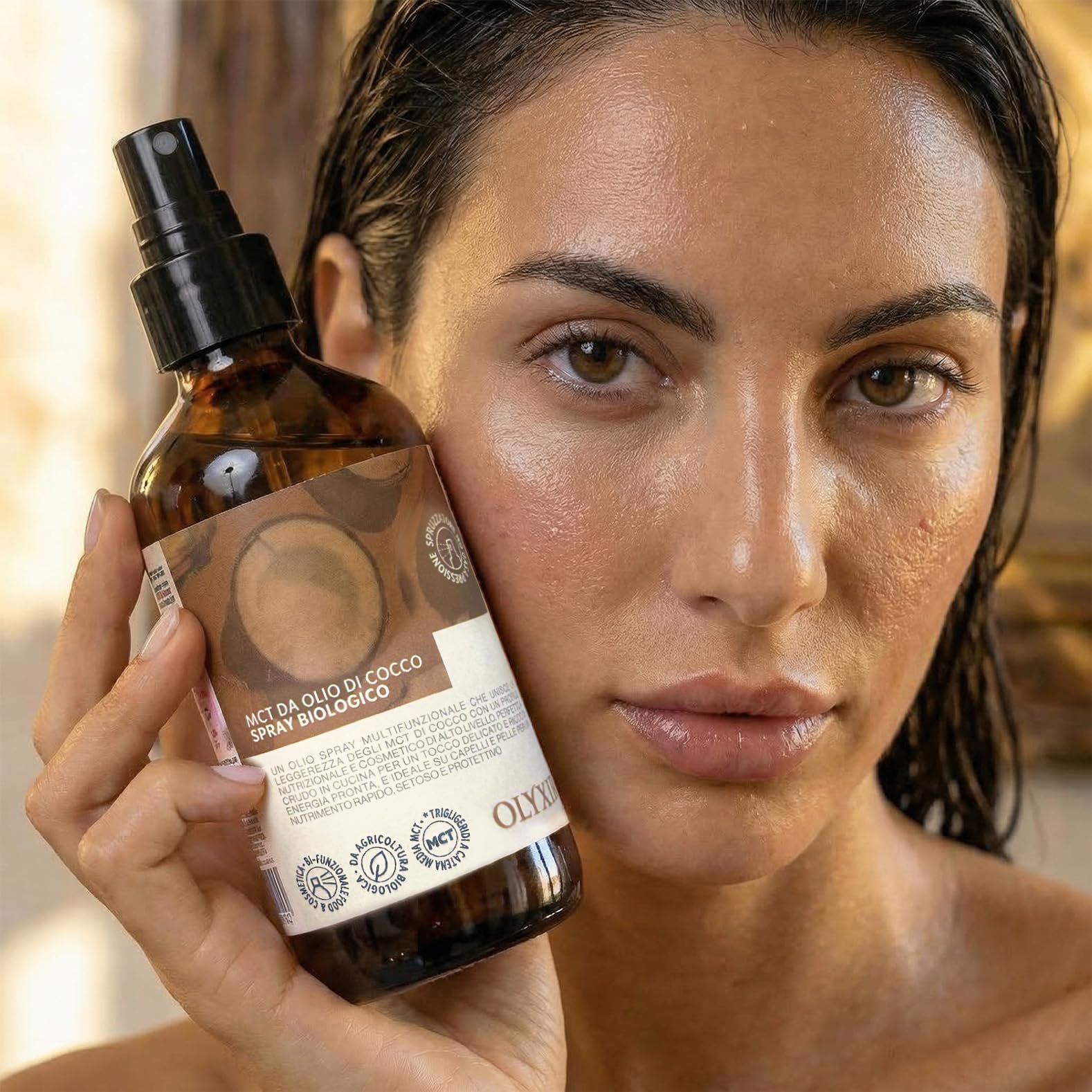 Benvolio Spray MCT Aceite de Coco Bio 250ml – Keto & Paleo – Antifrizz, Energía Rápida