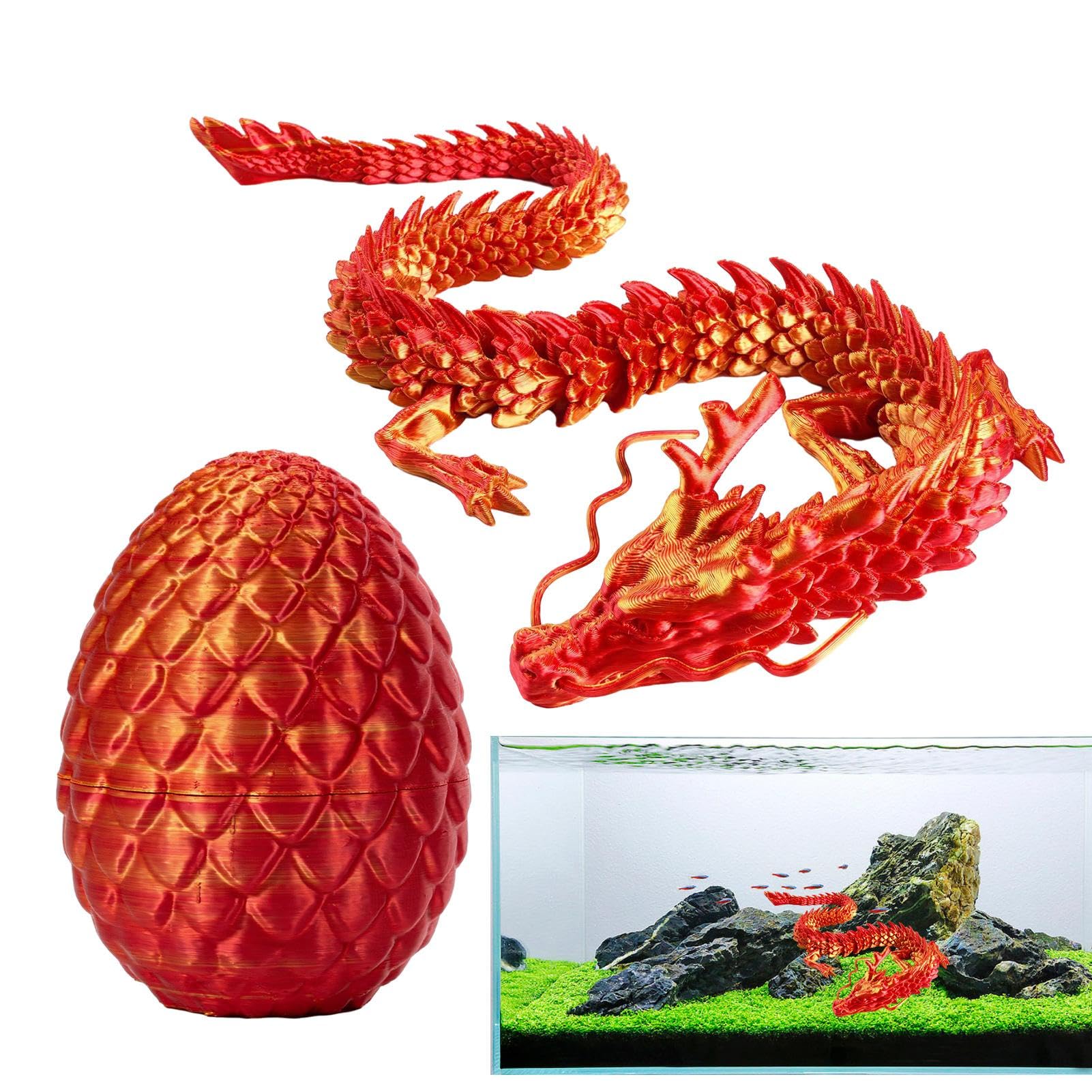 Amazon.co.jp: Hamoskyドラゴン付きドラゴンエッグ、卵の中の3D