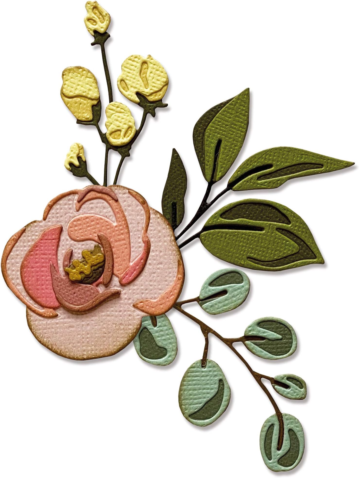 Thinlits Die 665208 Bloom Colorize by Tim Holtz 17 Pack