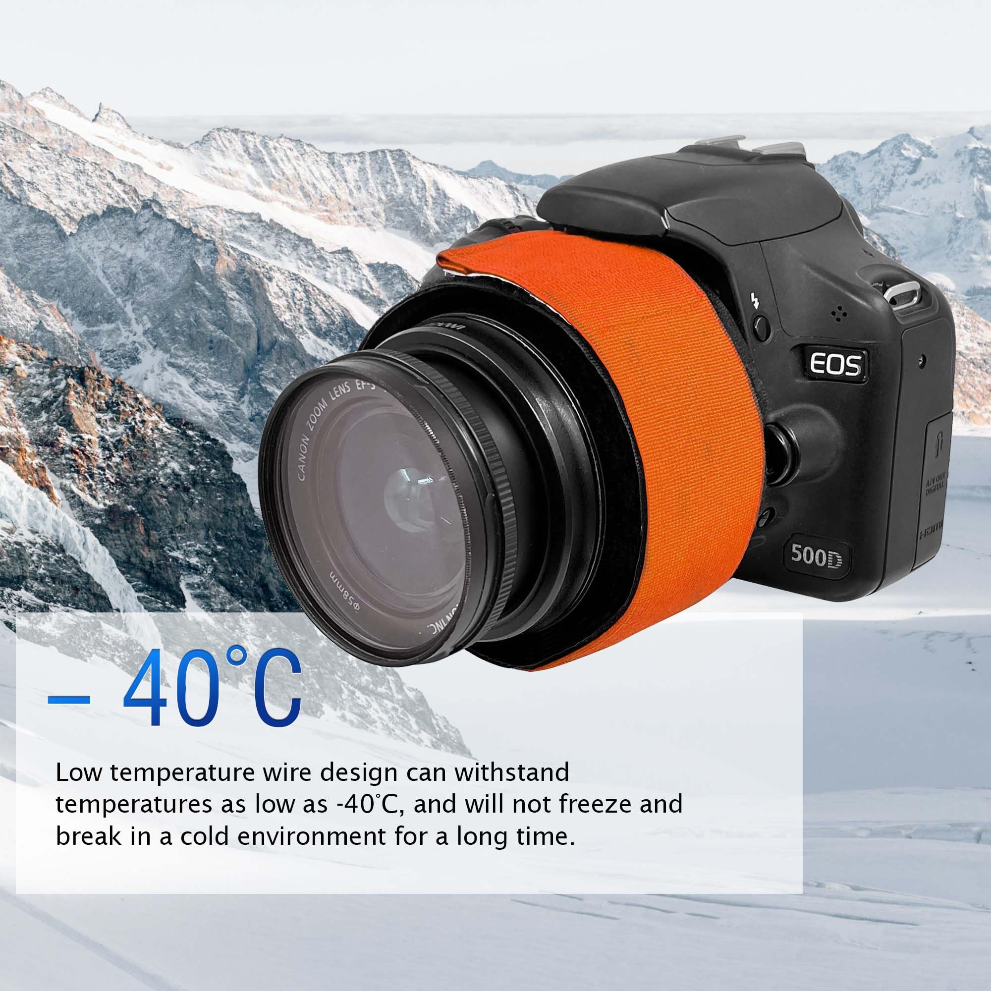 Astromania Bande chauffante 25 cm DC pour objectif régulateur température continu appareil photo télescope 80 mm