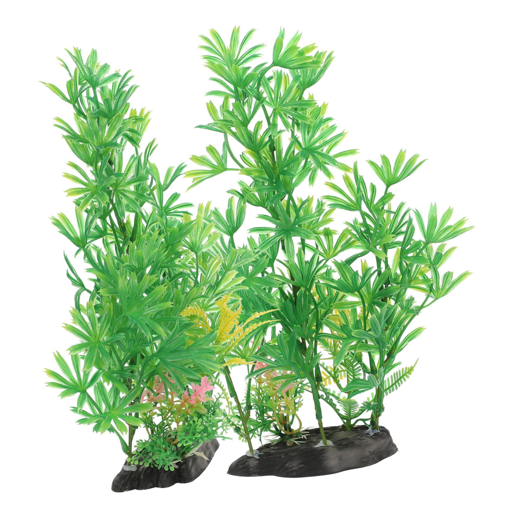 Sosoport 5 Sätze Aquarienlandschaft Wasserpflanzen Süßwasseraquarium Gefälschte Pflanzen Pflanzenaufhänger Drinnen Kleine Aquarienpflanzen Künstliche Aquarienpflanzen Plastik 2 Stück * 5