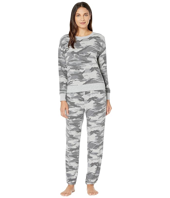 UPC 046094968116 product image for Splendid Westport Brushed Jersey Long Sleeve PJ Set (Camo Smoke) Women's Pajama  | upcitemdb.com