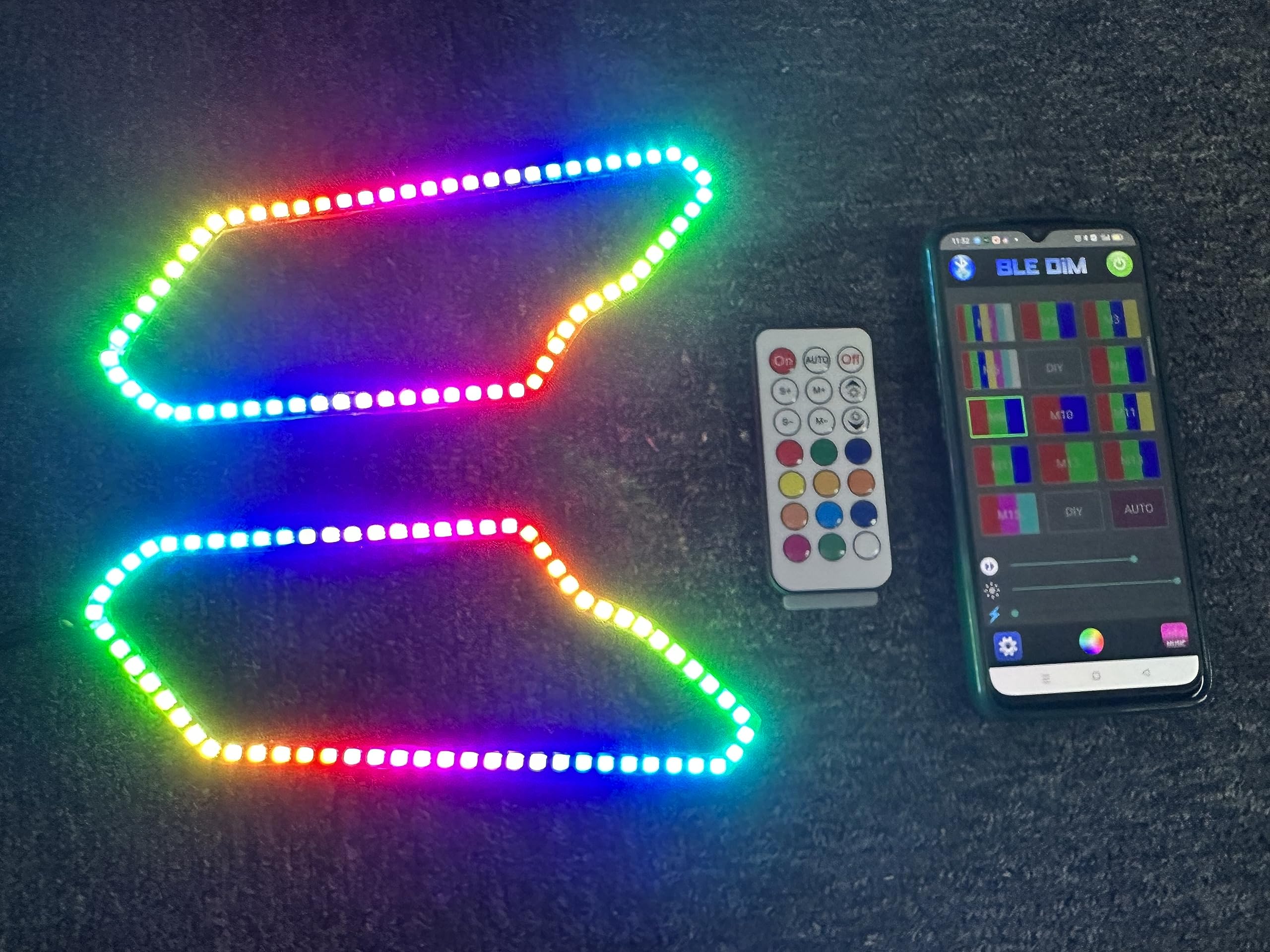 X3 Dream Chase Flow Color Shift 2017-2021 Can-Am Maverick X3 LED Headlight Halo Ring Multiple Color Changing Dynamic LED Halo Ring Light