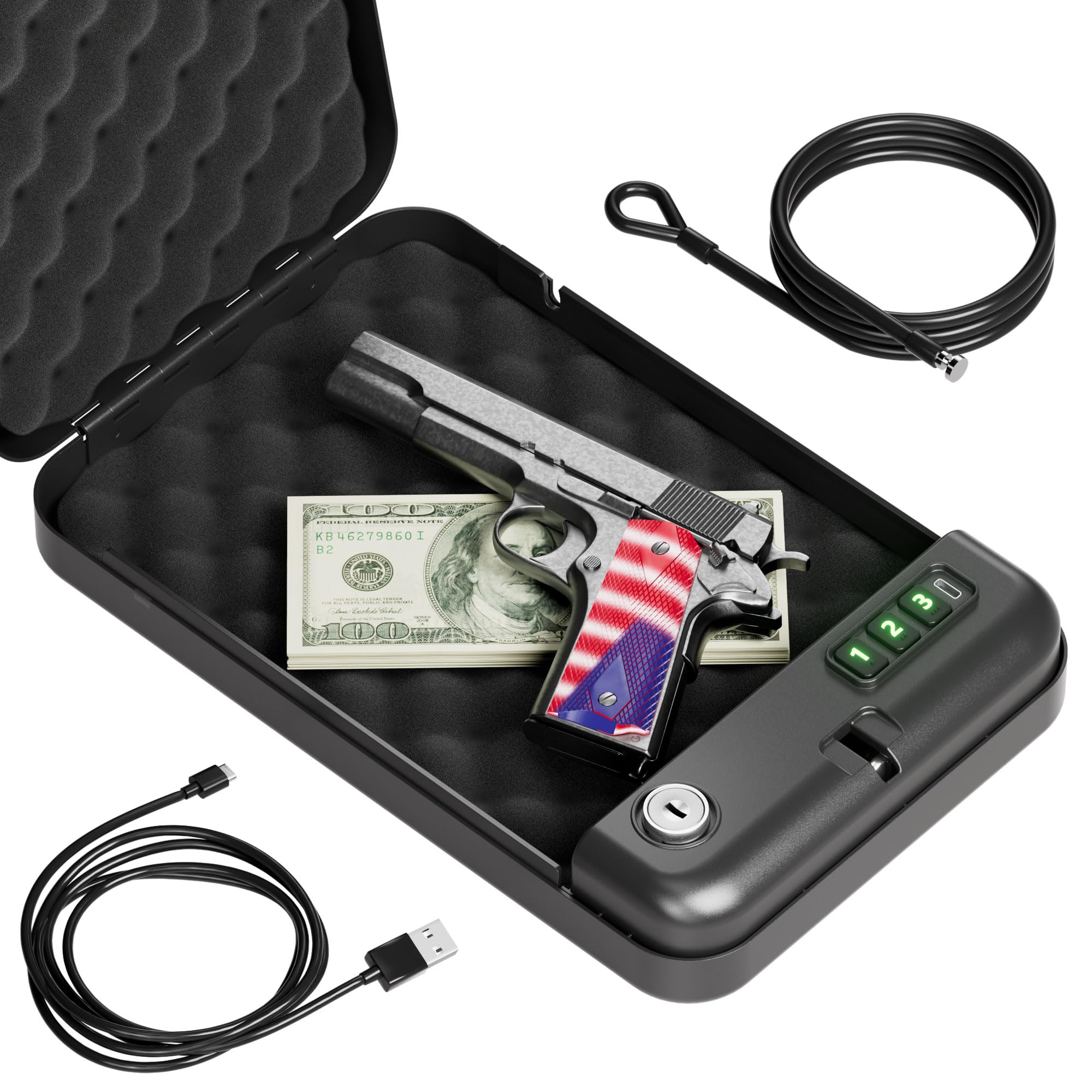 Grimtron Portable Pistol Safes
