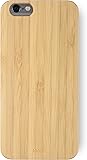 iATO International Marco Polo: Premium Real Wood iPhone Casos, Carbonized Bamboo [4.7