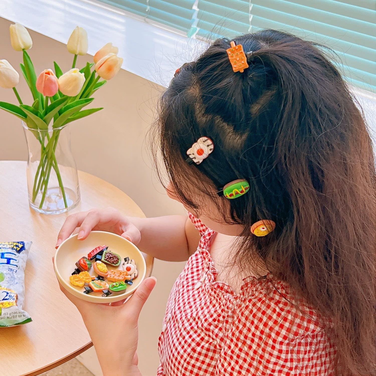 Amazon.co.jp: シミュレーション食品ヘアピンおいしいパンヘアクリップ