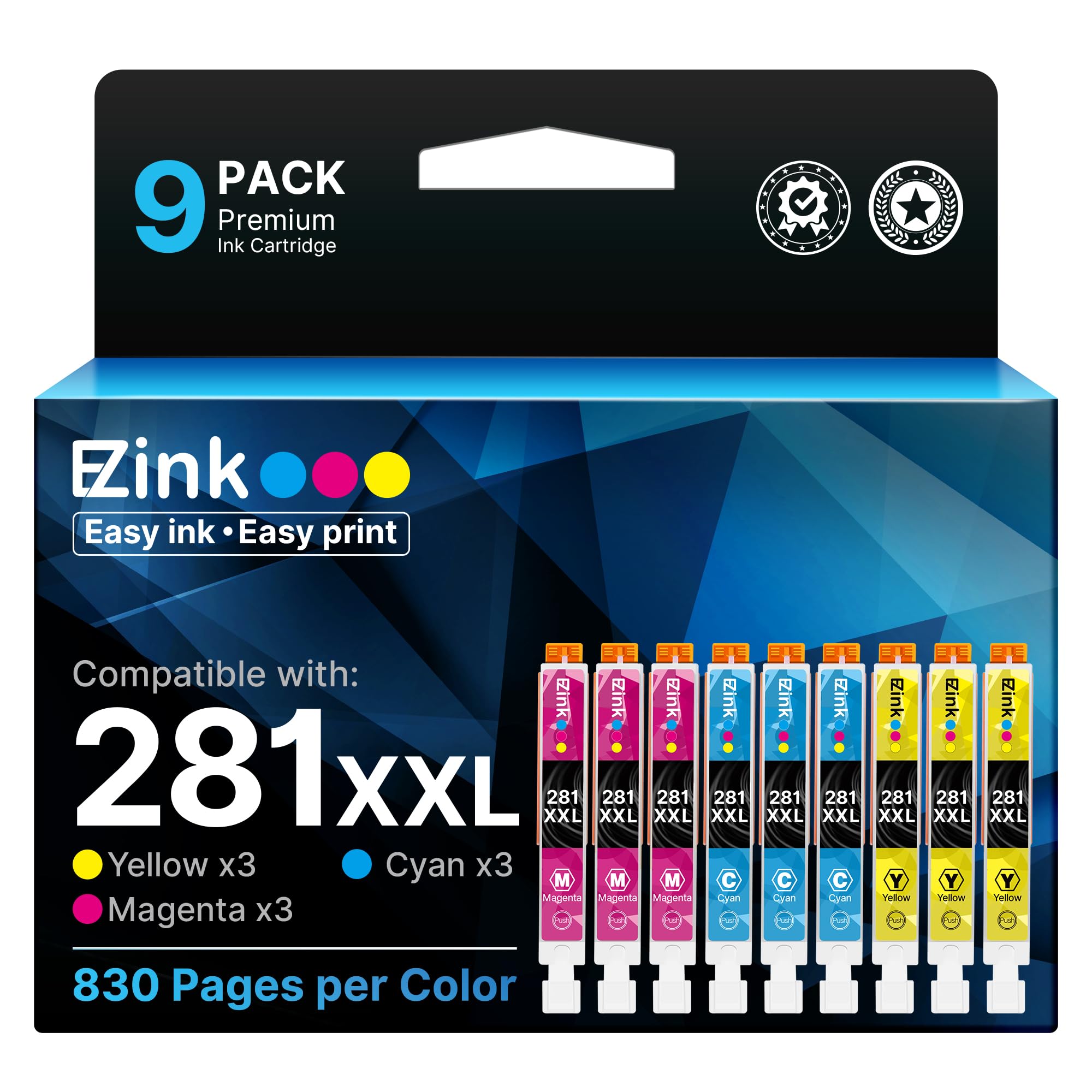 Amazon.co.jp: E-Z Ink (TM) 互換インクカートリッジ Canon CLI 281