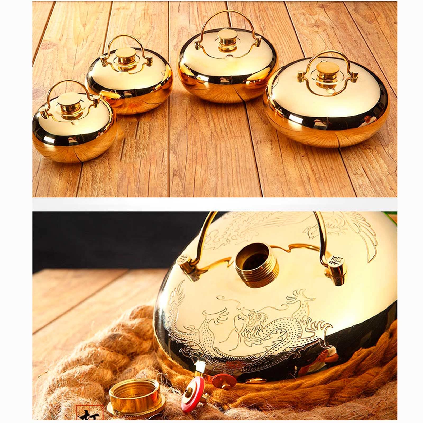 Bolsa de agua caliente de cobre con funda de felpa, regalo de invierno, compresa caliente y fría portátil, duradera, a prueba de fugas, bolsa de agua caliente suave, herramienta de calentamiento