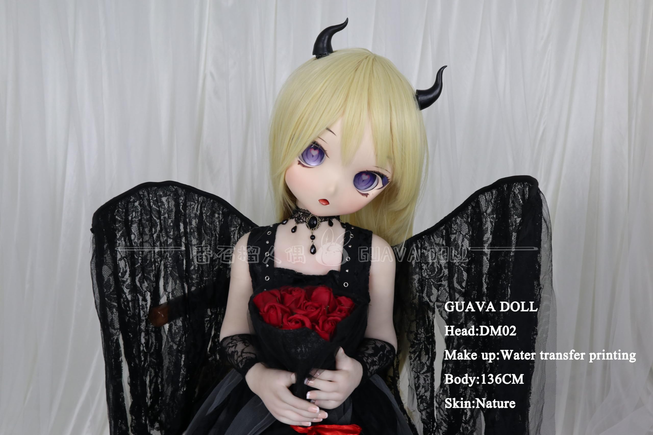 Amazon.co.jp: Guava doll 1:1 悪魔ちゃん 136cm 高さ TPE素材 等身手