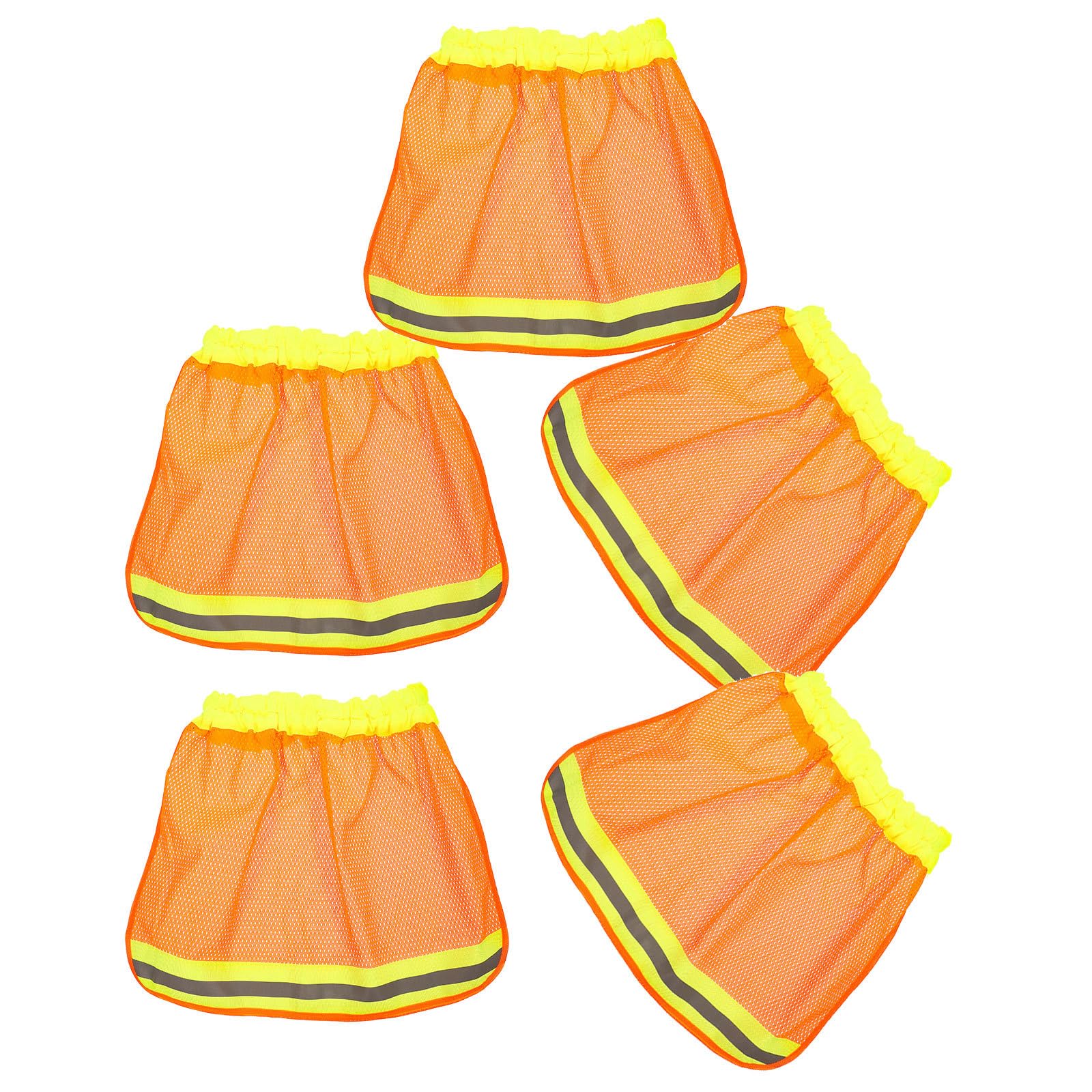 Parasol de malla para casco de seguridad Vaguelly: protector solar fluorescente transpirable 8