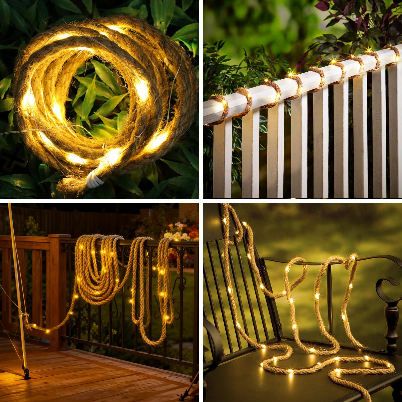 Solarny łańcuch świetlny 10 m, 200 diod LED, łańcuch świetlny z 8 trybami oświetlenia, regulacja jasności i timer, wodoszczelny, do ogrodu, na taras