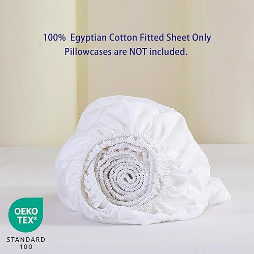 Miniatura 6 de Sábana bajera ajustable tamaño matrimonial de 100 % algodón puro, bolsillo profundo de 15 pulgadas, 600 hilos, tejido satinado, orgánico, 100%