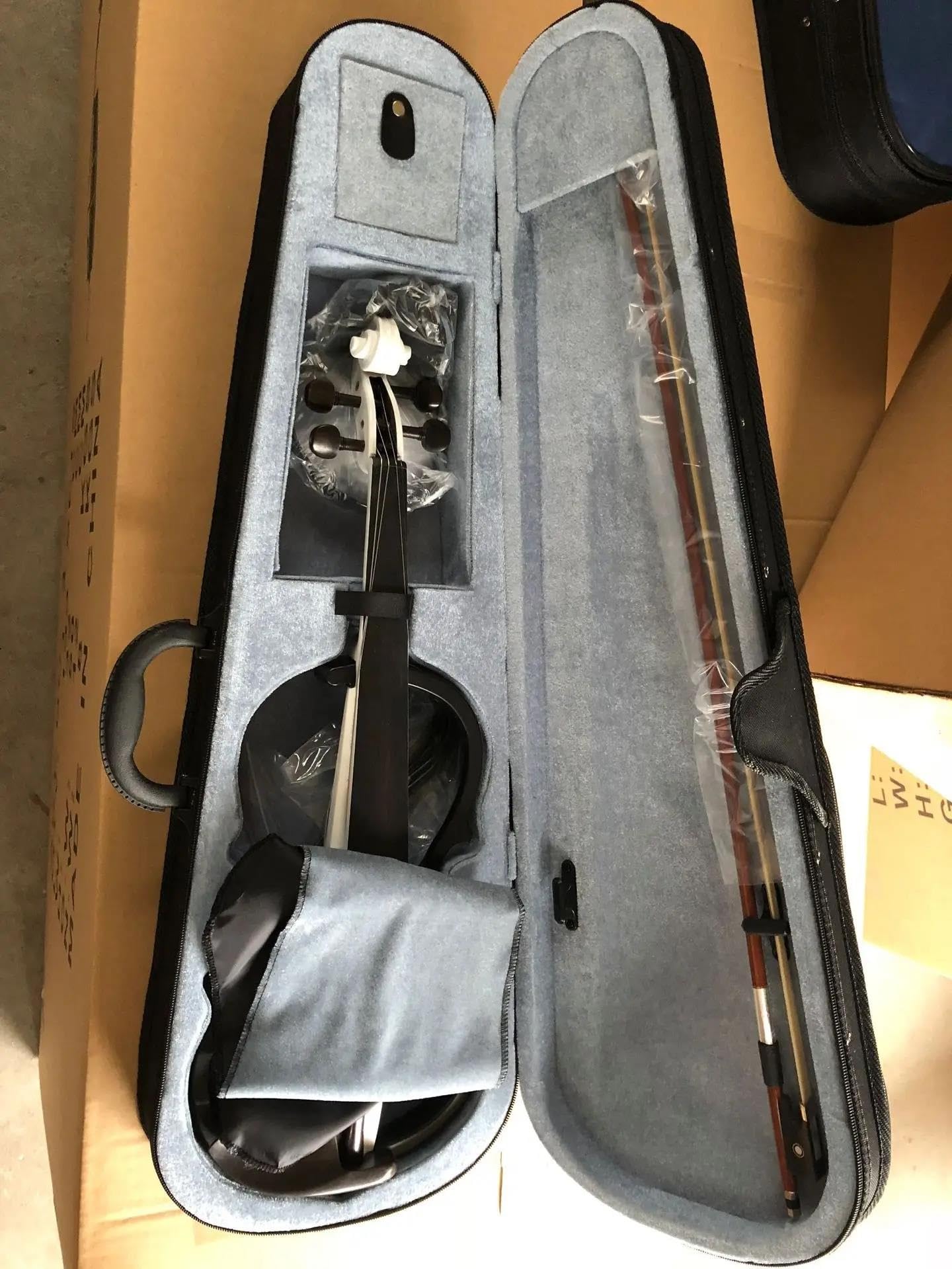 Violino Elettrico Di Livello Professionale Violino Principianti | Dotato di di raccolta elettrico