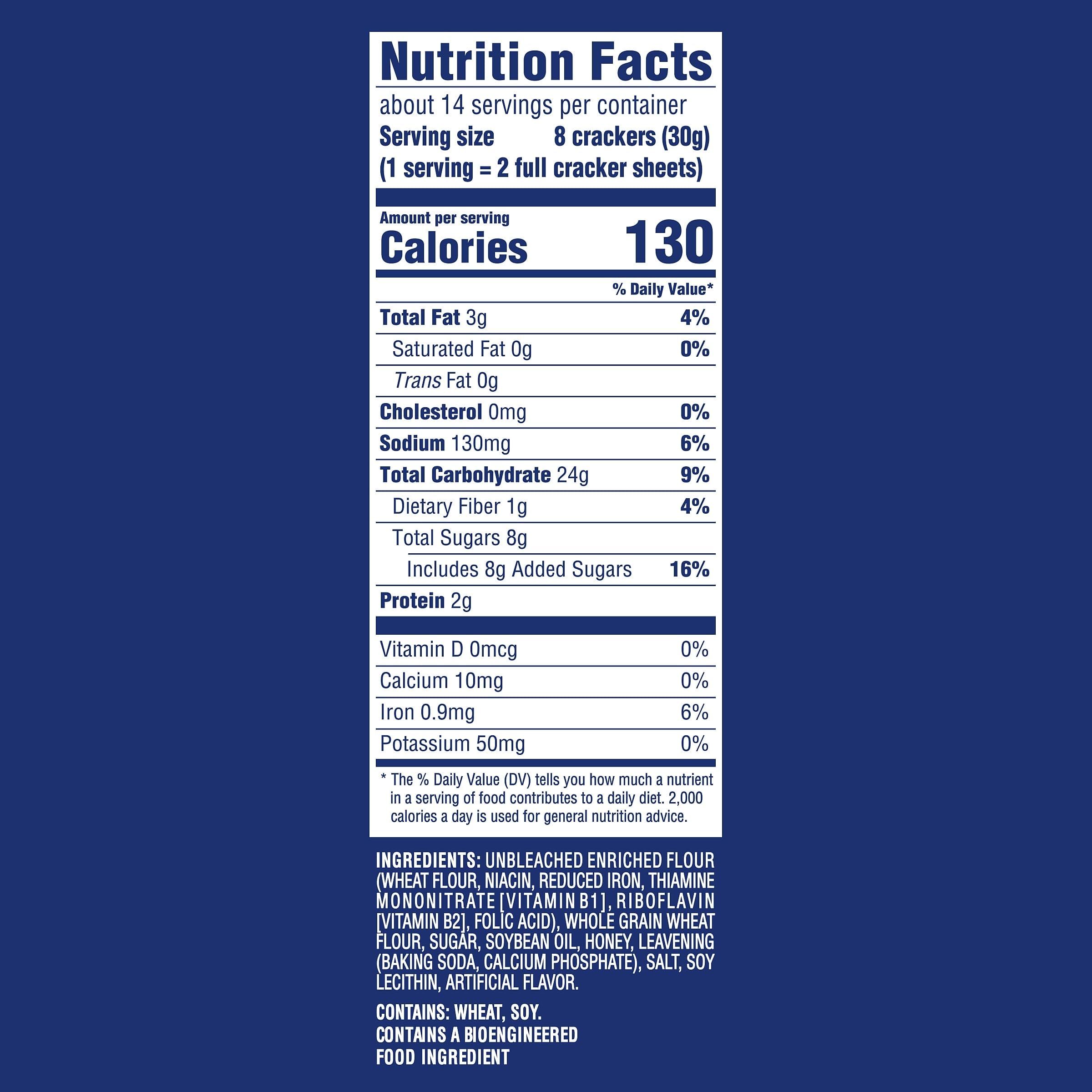 None Honey GrahaNone Crackers, 14.4 oz