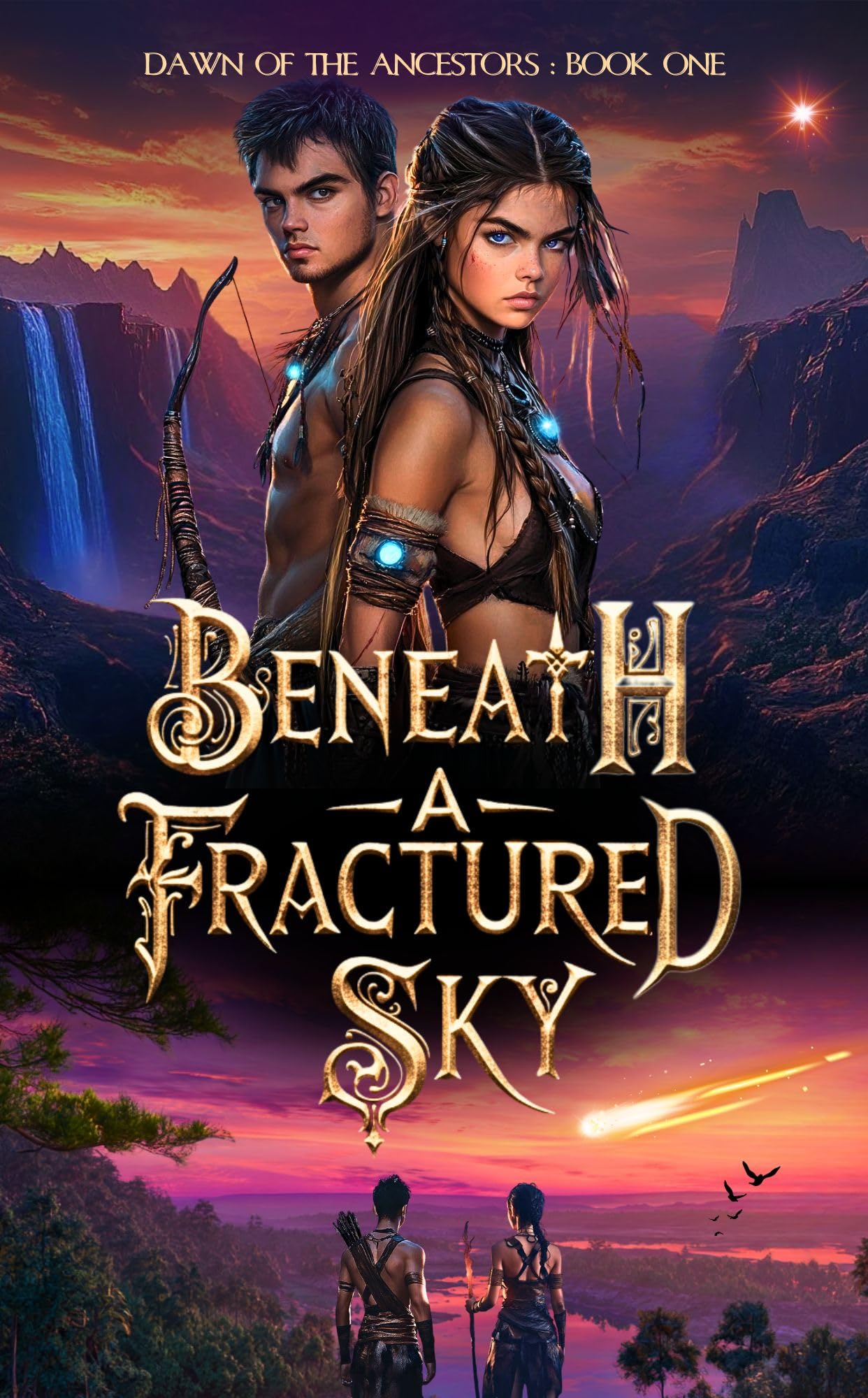 Beneath a Fractured Sky: A Historical Epic Fantasy Saga of Lost Worlds, Legendary Destiny, and a Love that Defies Time (Dawn of the Ancestors Book 1)