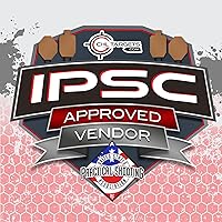 Vista 5 de Objetivos oficiales de cartón USPSA/IPSC, objetivo de torso para competición, objetivo de tiro de silueta, objetivos de cartón. Fabricado en EE. UU