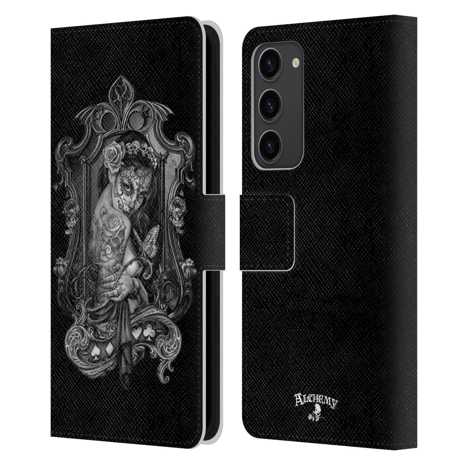 Funda cuero Samsung Galaxy S23+ 5G con diseño impreso de la Viuda 7