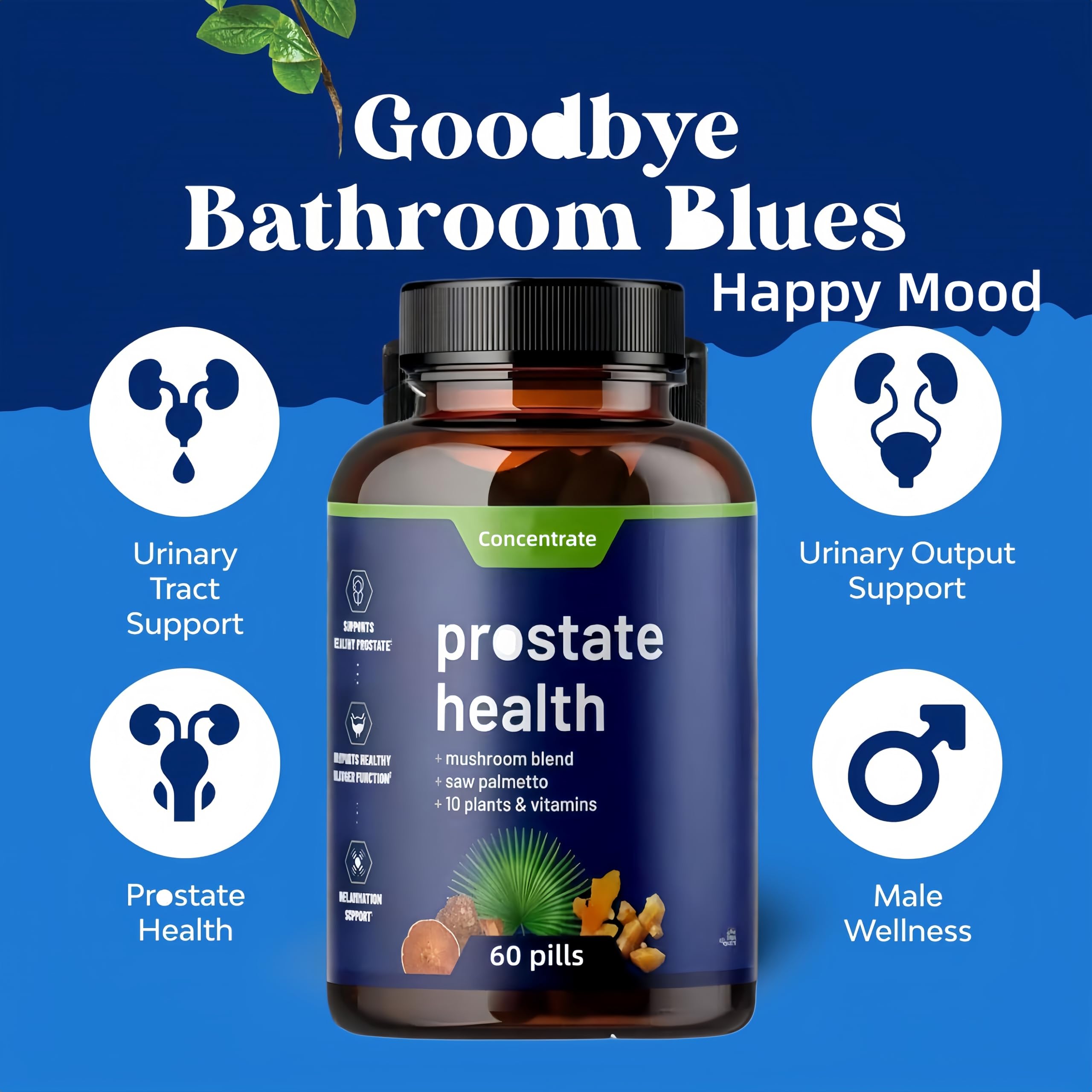 Estratti Extra Forti di Pygeum e Saw Palmetto - per il Supporto del Tratto Urinario, Promuovendo la Salute dei Capelli - Integratore Erboristico con Zinco, Beta-Sitosterolo e Semi di Zucca
