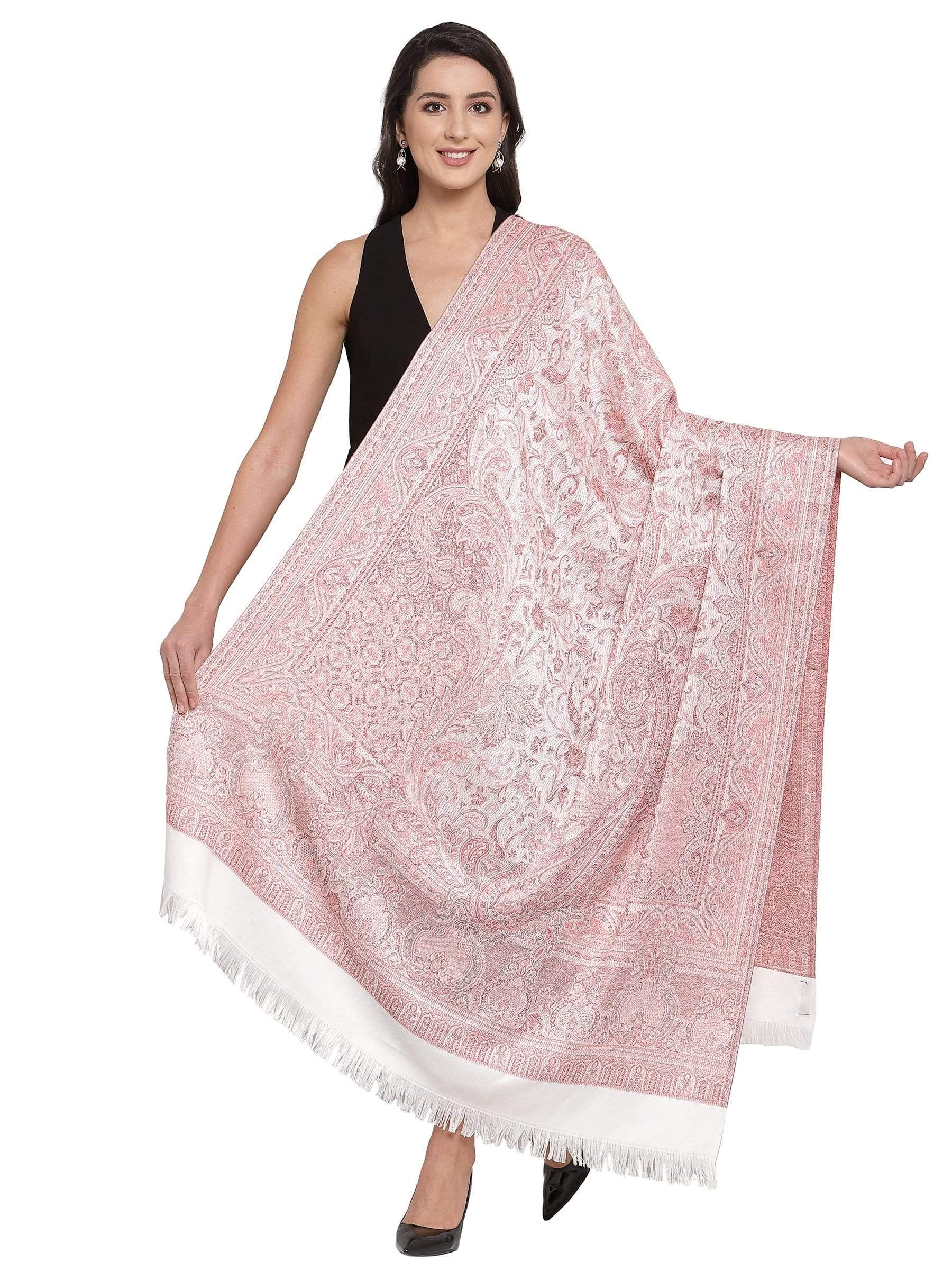 Women's Kashmiri Shawl, Faux Pashmina Design