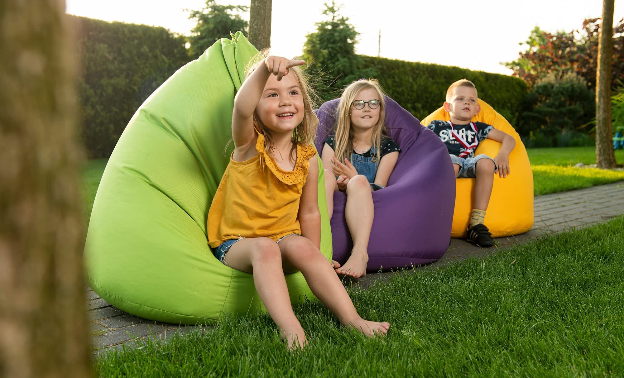 Haus & Garten Chilly pilley Pouf Coussin De Sol Impermeable Intérieur Extérieur pour Enfants Et Adultes Plusieurs Couleurs Et Tailles Au Choix (65x95, Gris)