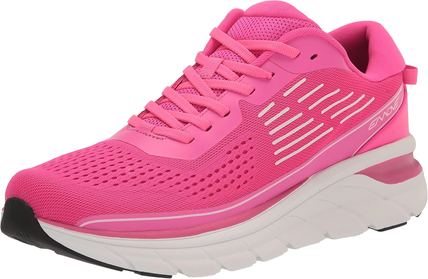 Easy Spirit Women's MEL12 EMOVE Sneaker, Pink 660, 8.5