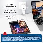 Ceptics Italy, Chile, Rome Travel Plug Adapter Set (Type C, L) - 4 in 1 - 2 Canadian Socket - 1 USB & 1 USB-C (3.1A) - Compact & Powerful (PAK-IT)