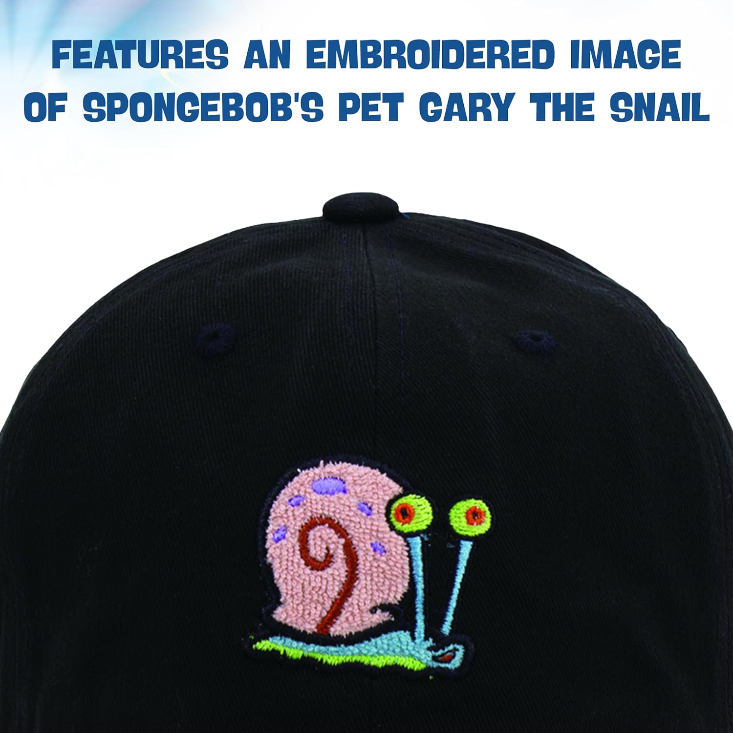 Spongebob Squarepants Dad Hat, Cotton Adult Baseball Cap with Curved Brim