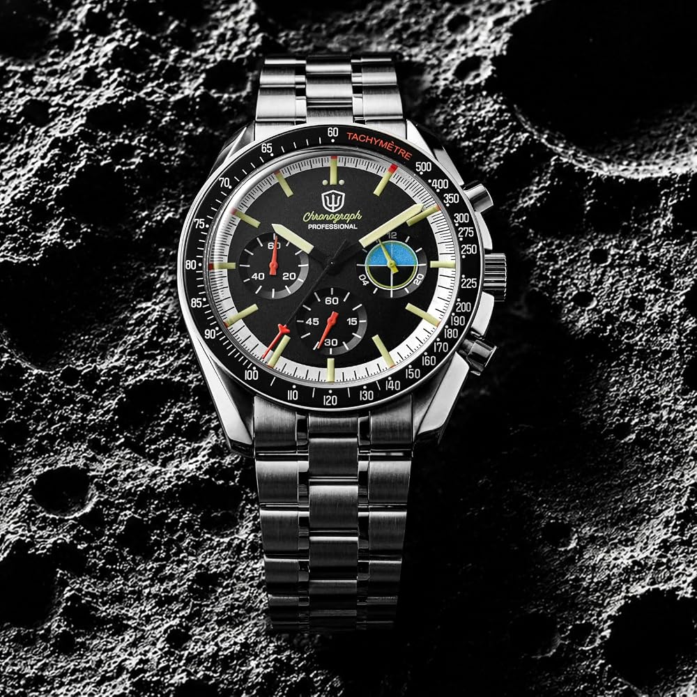 Amazon.com: watchdives WD1863 39mm Men's Chronograph Watch Power
