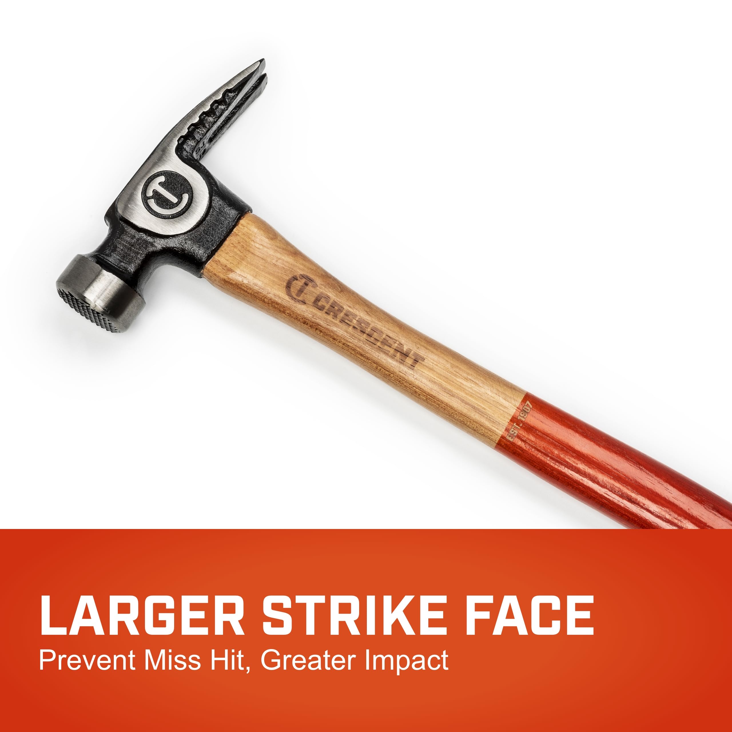 Crescent 22 Oz. Steel Milled-Face Framing Hammer CHSFRM22R - The Home Depot