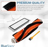 Vista 5 de BlueStars Piezas de repuesto para Roborock S6 Pure S6 E4 S4 S4 Max S5 S5 Max E2 E3 E5 E20 E25 E35 S50 S65 C10 Xiaomi Mijia Robot Aspiradores – 2