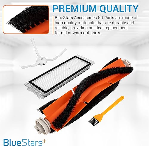 Miniatura 5 de BlueStars Piezas de repuesto para Roborock S6 Pure S6 E4 S4 S4 Max S5 S5 Max E2 E3 E5 E20 E25 E35 S50 S65 C10 Xiaomi Mijia Robot Aspiradores  2