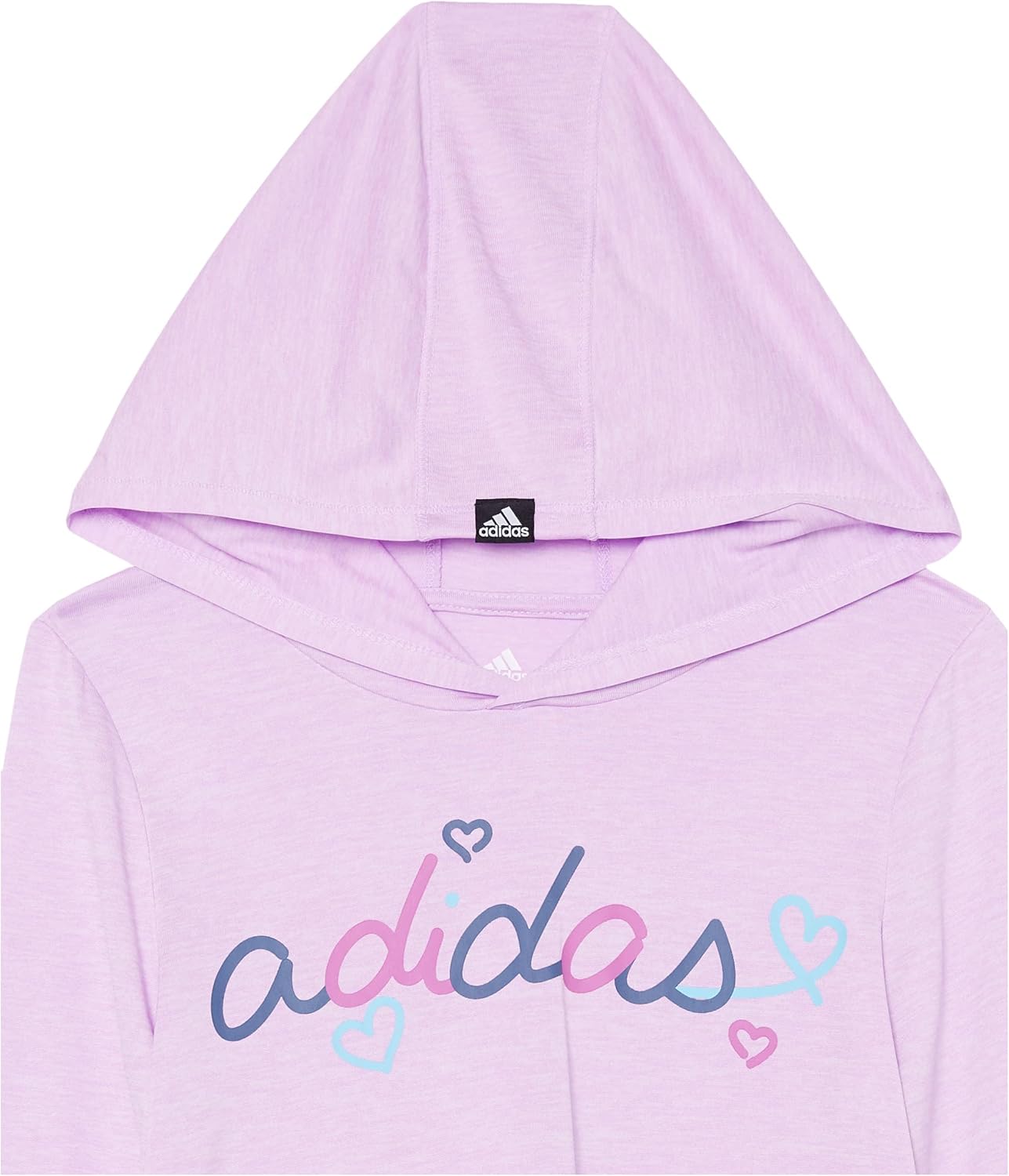 adidas girls Long Sleeve Hooded Top and Graphic Tights SetPants - Image 2