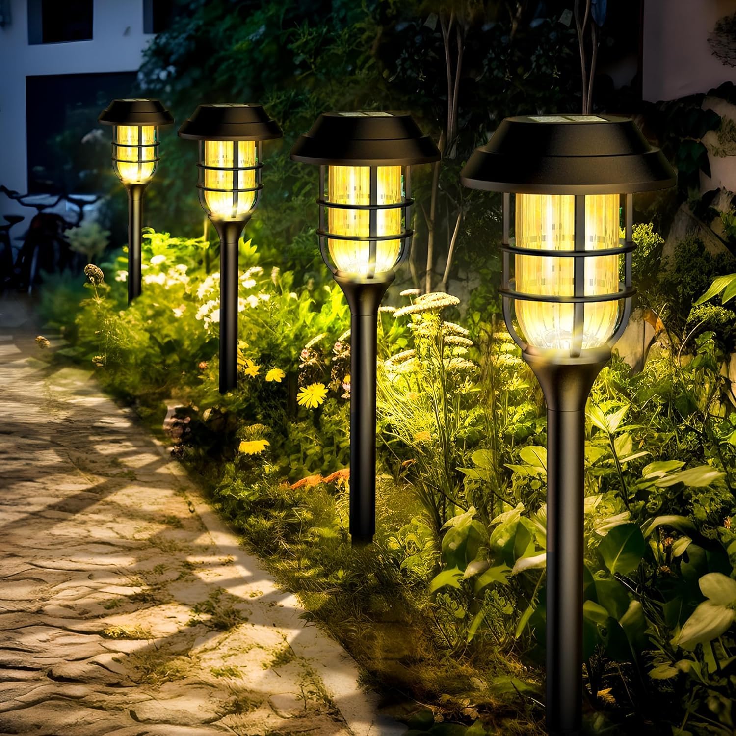 Solpex Solar Pathway Lights - Outdoor Garden Lights -8 Solpex Solar Pathway Lights - Outdoor Garden Lights -8