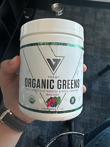 Vedge Nutrition Organic Greens  Verdes veganas a base de plantas en polvo  Energía, antioxidantes y recuperación  Verdes de espectro completo para disponible en Yaxa Colombia