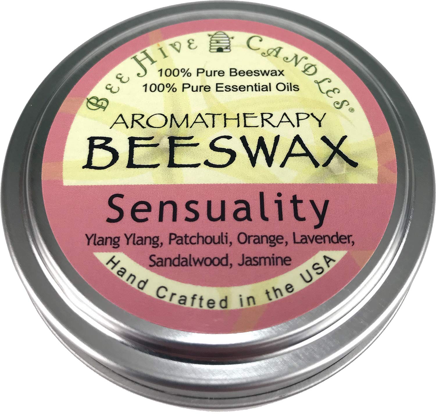 Bee Hive Candles Aromatherapy Beeswax Travel Tin