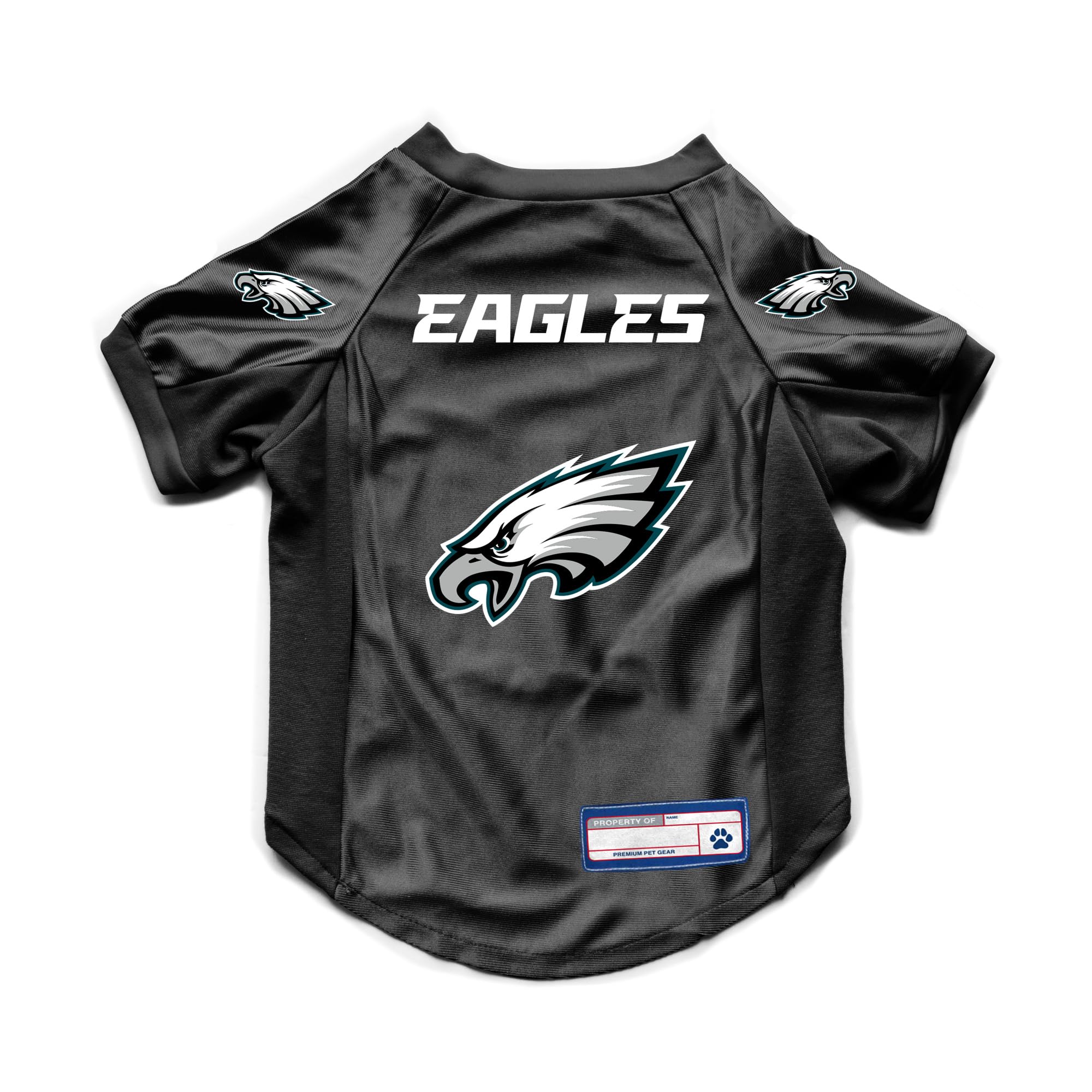 Littlearth NFL Philadelphia Eagles Stretch Pet Jersey, Team Color, Small