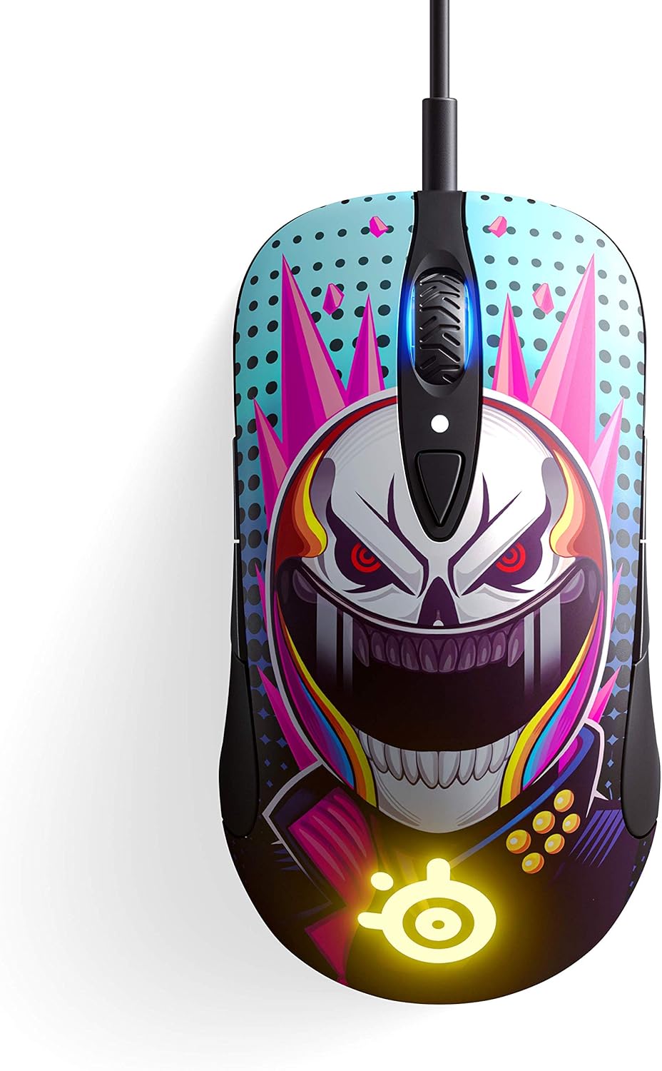 Top Rated SteelSeries Sensei Ten Neon Rider Edition Gaming Mouse – 18,000 CPI TrueMove Pro Optical Sensor – Ambidextrous Design – 8 Programmable Buttons – 60M Click Mechanical Switches – RGB Lighting