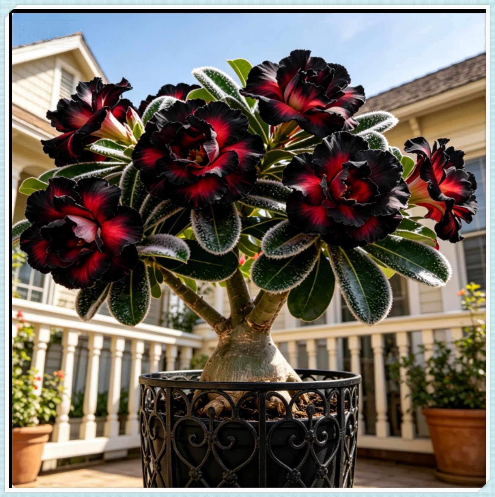 Desert Rose — Bulbs — Emits a Delicate Violet Fragrance — A Rare Hosta — Easy to Care for — an Ideal Garden Accent — (Not an Artificial Product)-2 Bulbs-I