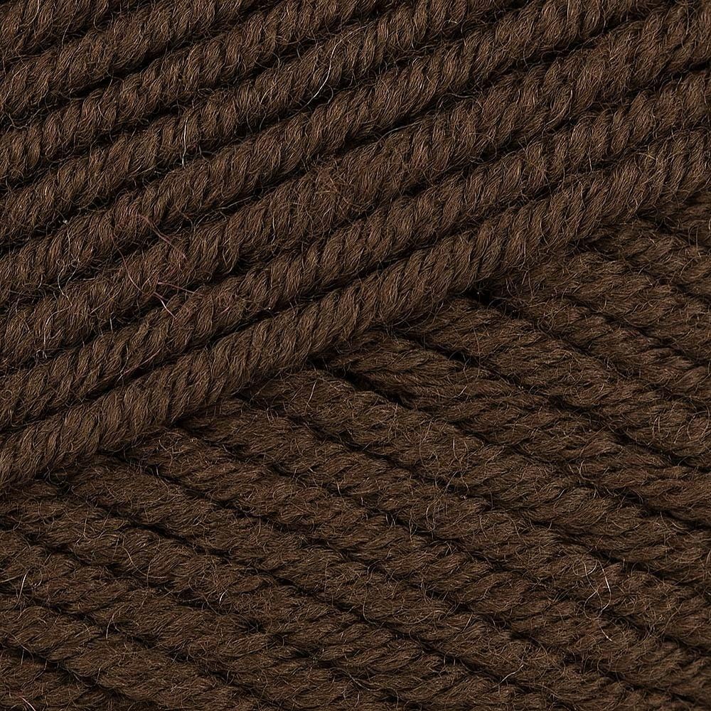 Superwash 100% Merino Wool Yarn for Knitting and Crocheting, 3 or Light, DK, Leight Worsted Weight, Drops Merino Extra Fine, 1.8 oz 115 Yards per Ball (09 Dark Brown)