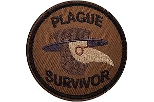 Adult Merit Badge Patches: Plague Survivor Geek 2021