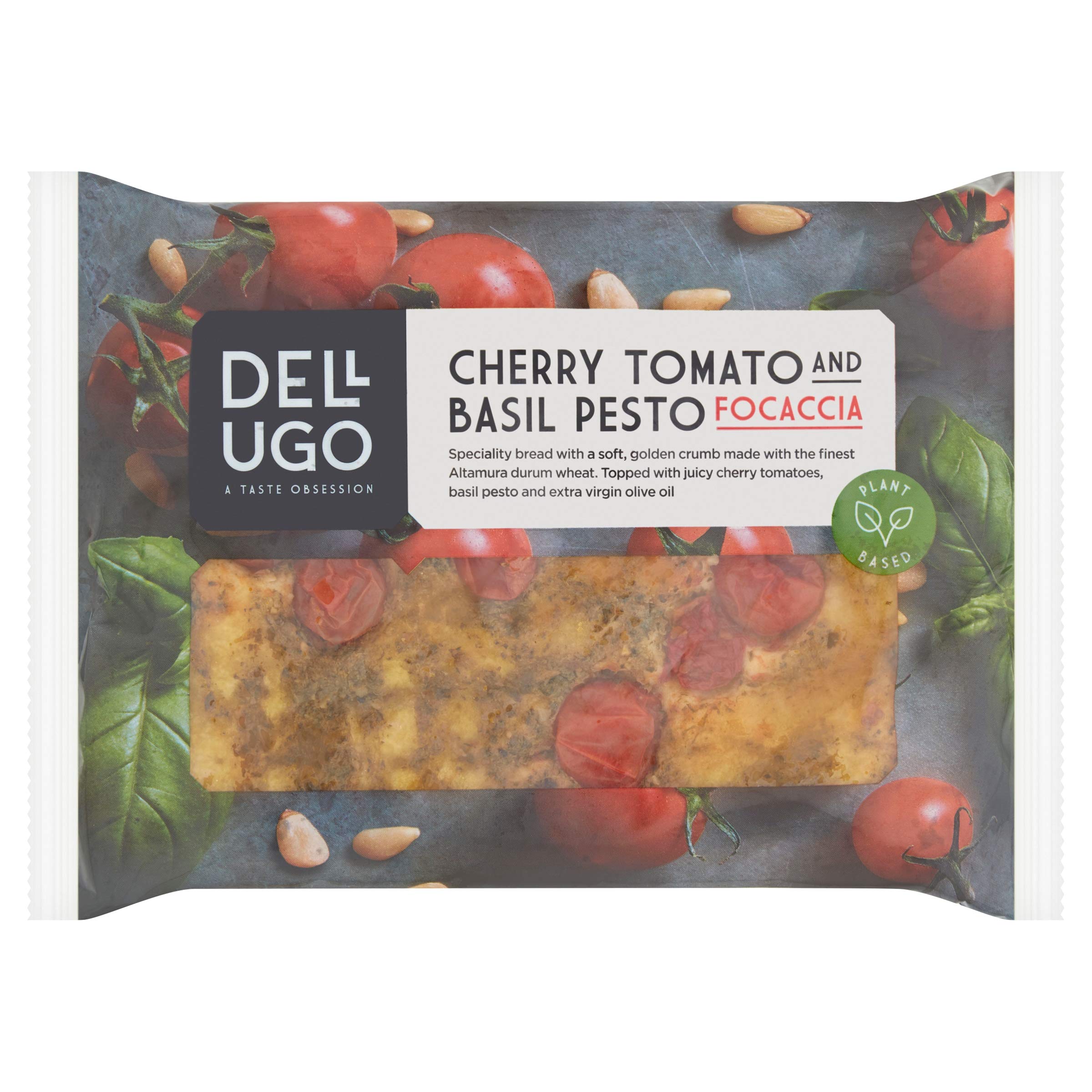Dell Ugo Cherry Tomato and Basil Pesto Focaccia Italiana, 210g