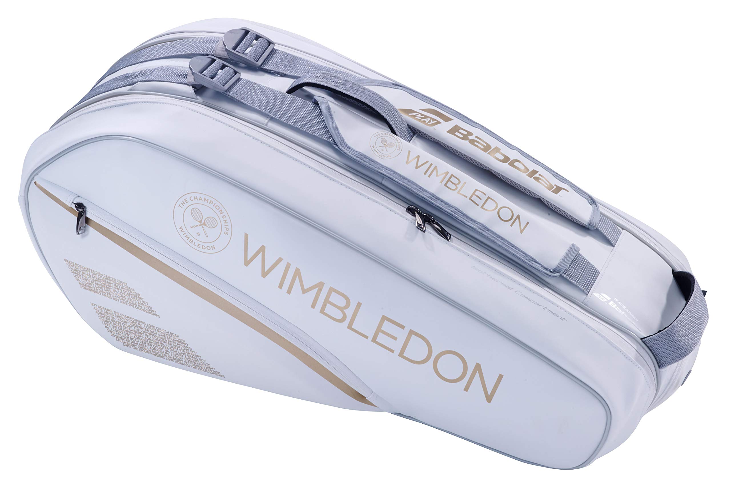 Babolat THERMOBAG RHX6 Pure Wimbledon White/Gold