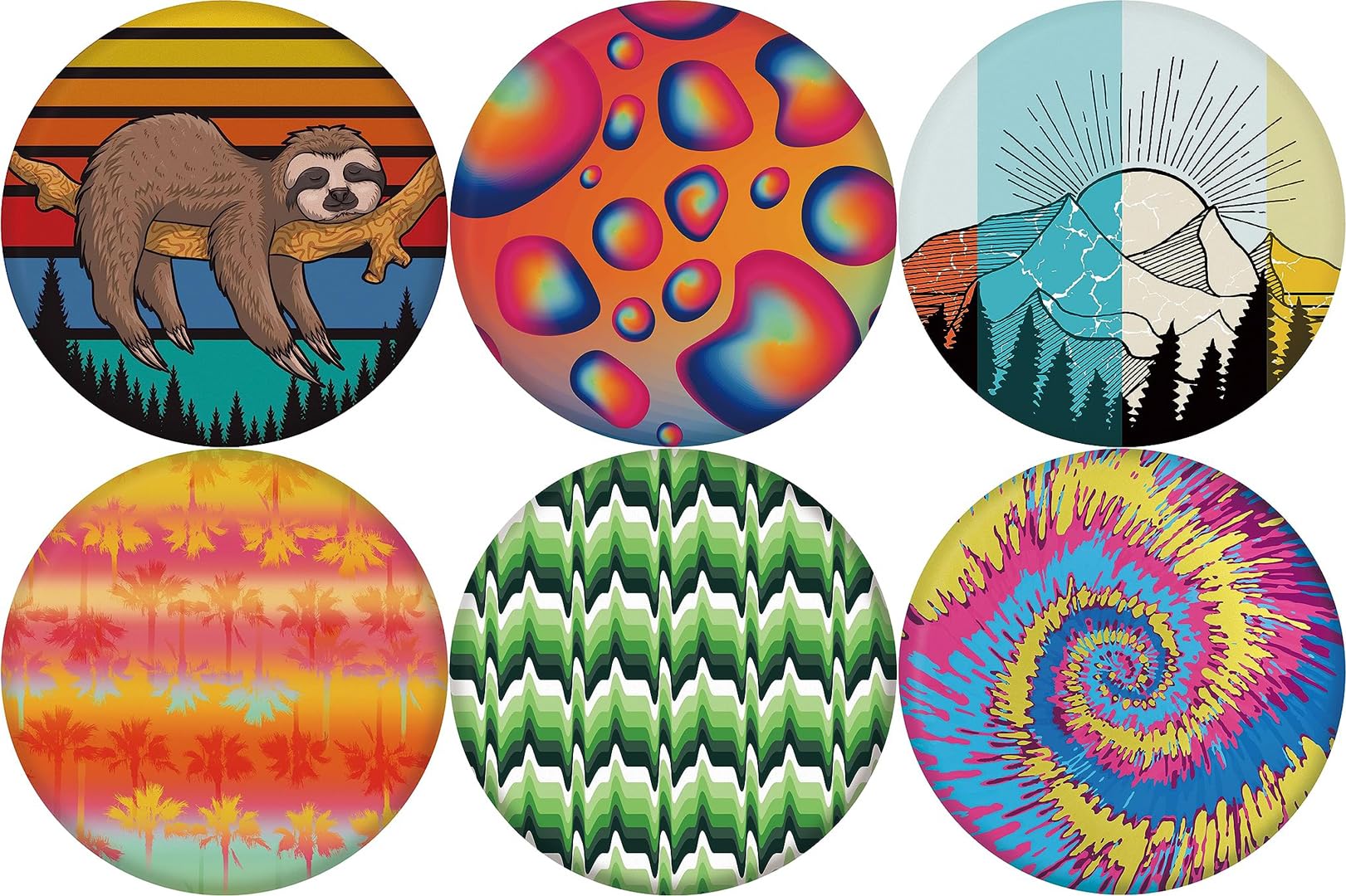 Wabob Wingman Foldable Silicone Throwing Disc - 6 Pack (Assorted Colors)