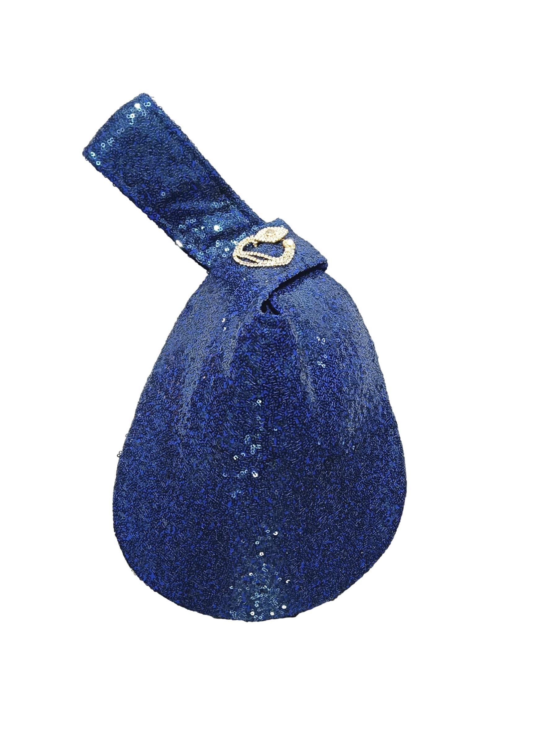 athz Ethnic Handbags for Women Sequin work artisan potli bags Handcrafted Self Design-picture-26