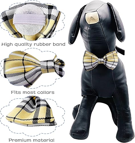 Miniatura 3 de Pet Show - Corbatín para perros, accesorios para collar de cachorros o gatos para cumpleaños o bodas