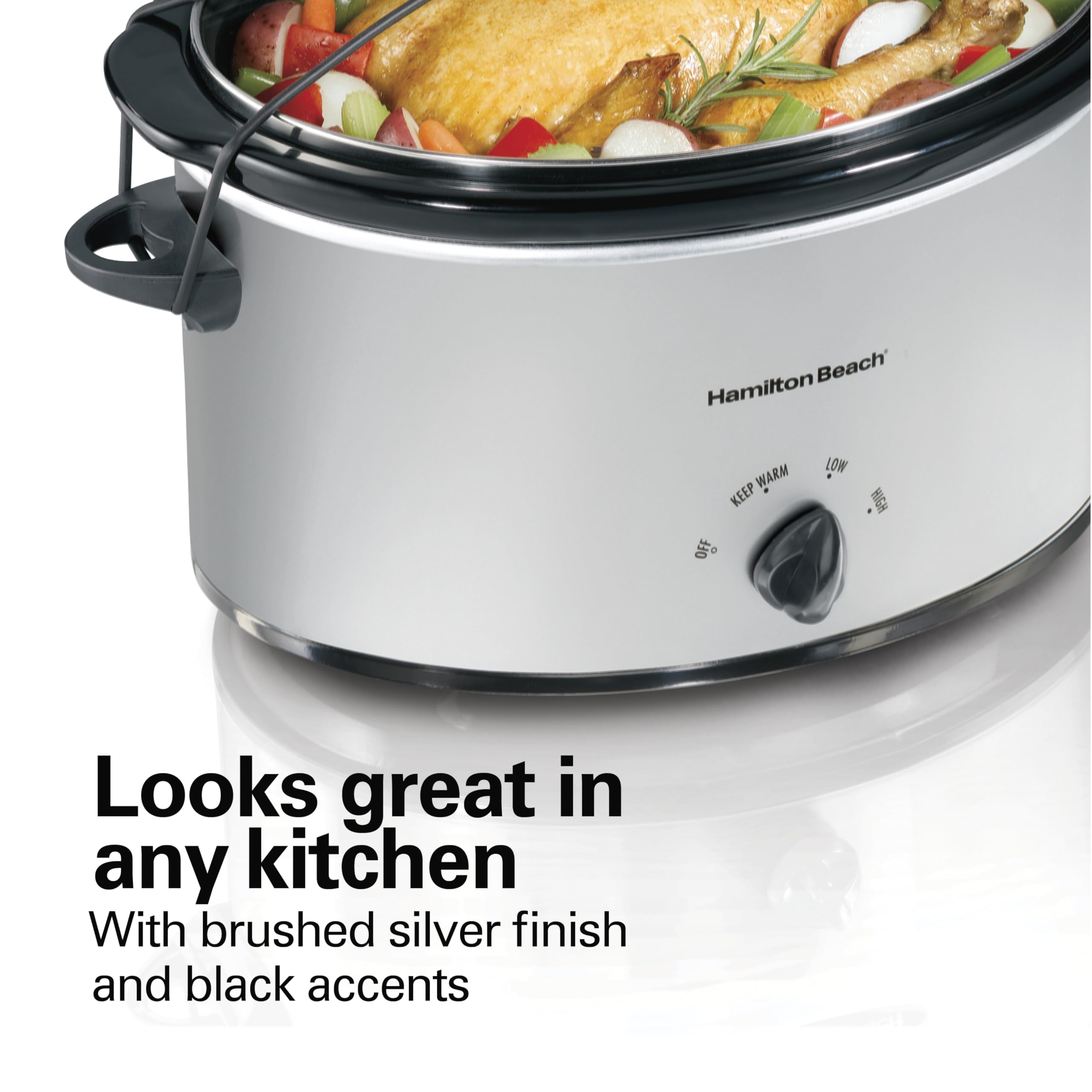 Hamilton Beach 33176 – Slow Cookers (Stainless Steel)