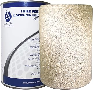Appli Parts APFD-D48 Filter Drier Core Acid and Moisture Removal Liquid and Suction Lines 5-1/2 in Height 3-3/4 in Diameter Includes Gasket