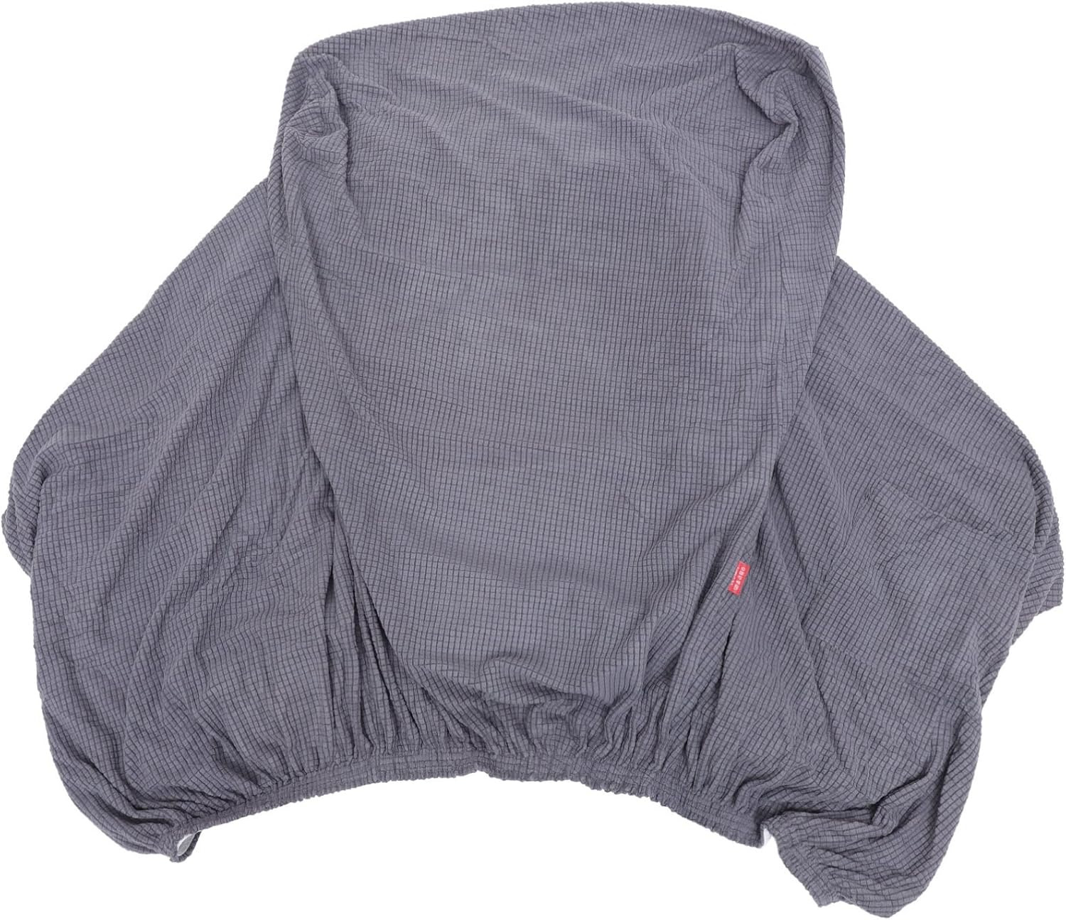 Alipis Recliner Stretch Recliner Sofa Cover Polyester Couch Cover Pocket Texture Easy to Install for Single Grey Color