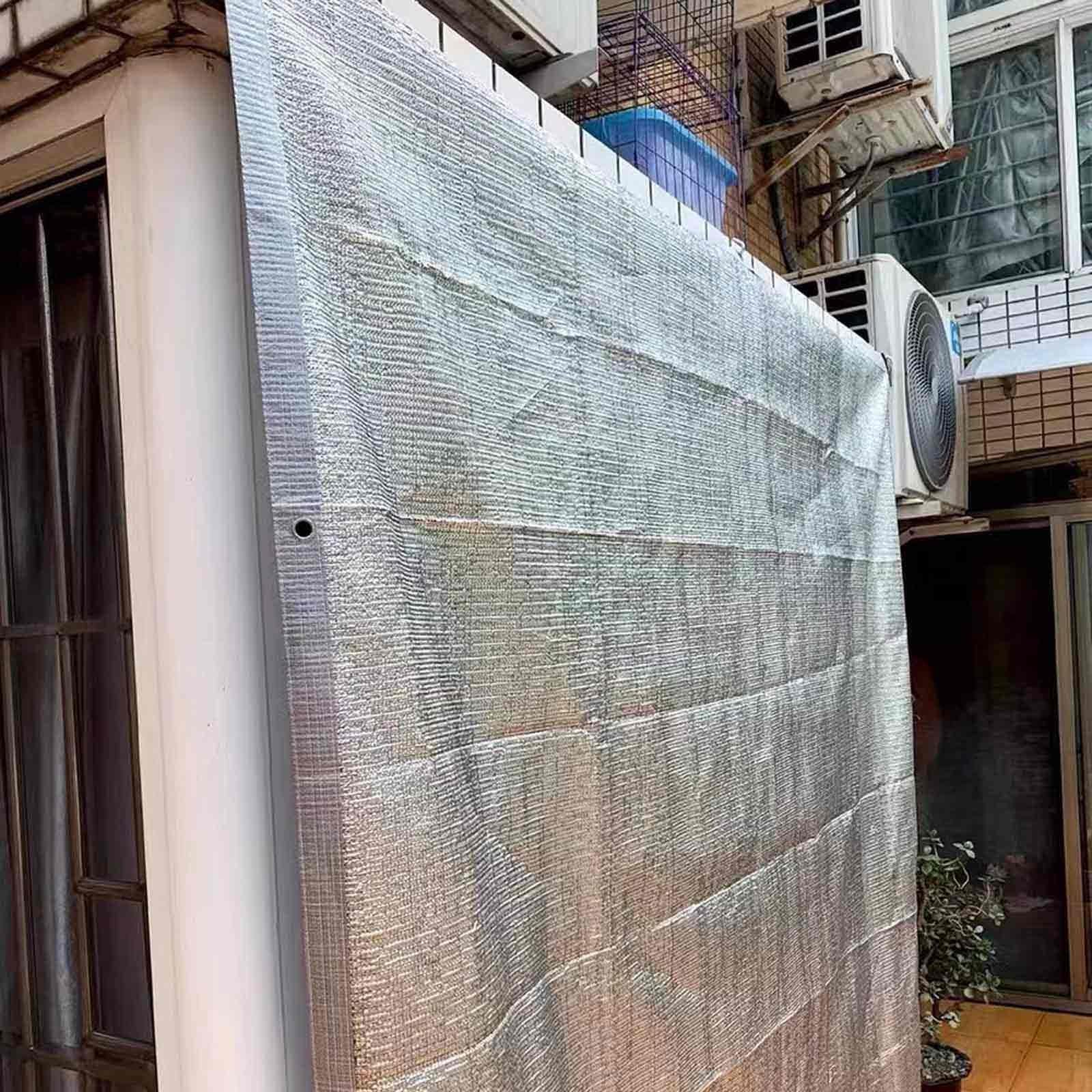 99% ochrona przeciwsłoneczna aluminiowa tkanina zacieniająca, mocno odblaskowa siatka przeciwsłoneczna, 6,6 x 6,6 stóp, 6,6 x 13 stóp, 6,6 x 26 stóp, 13 x 13 stóp, siatka przeciwsłoneczna do szklarni